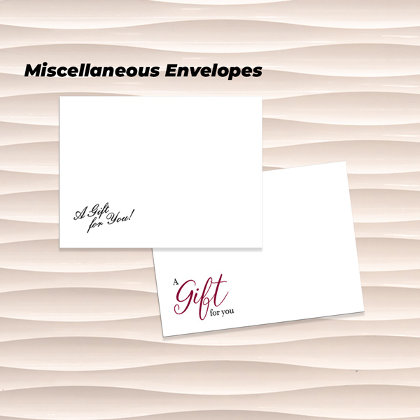 Miscellaneous Envelopes