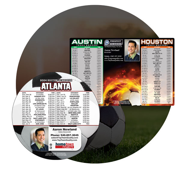 Magnetic Soccer Schedules