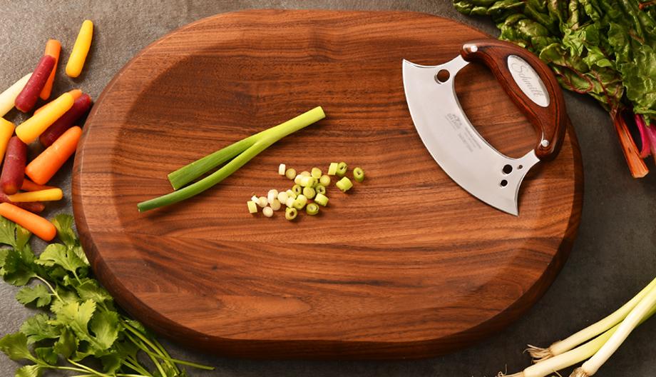 Ulu Knife and Bowl Board