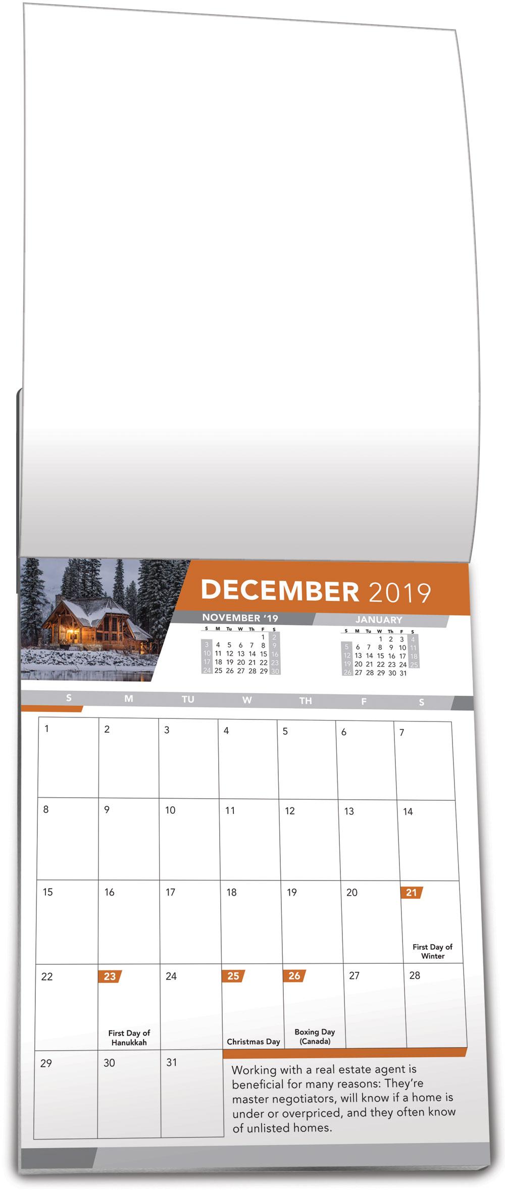 Jumbo Real Estate Calendar Pages