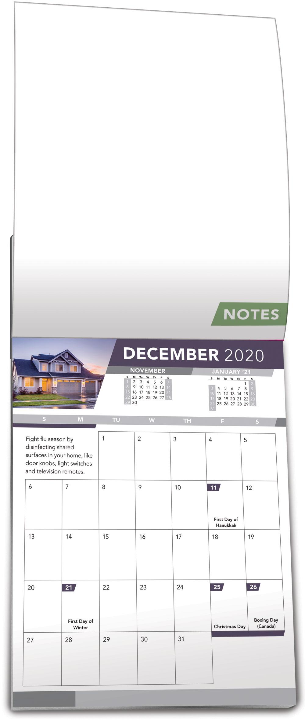 Jumbo Real Estate Calendar Pages