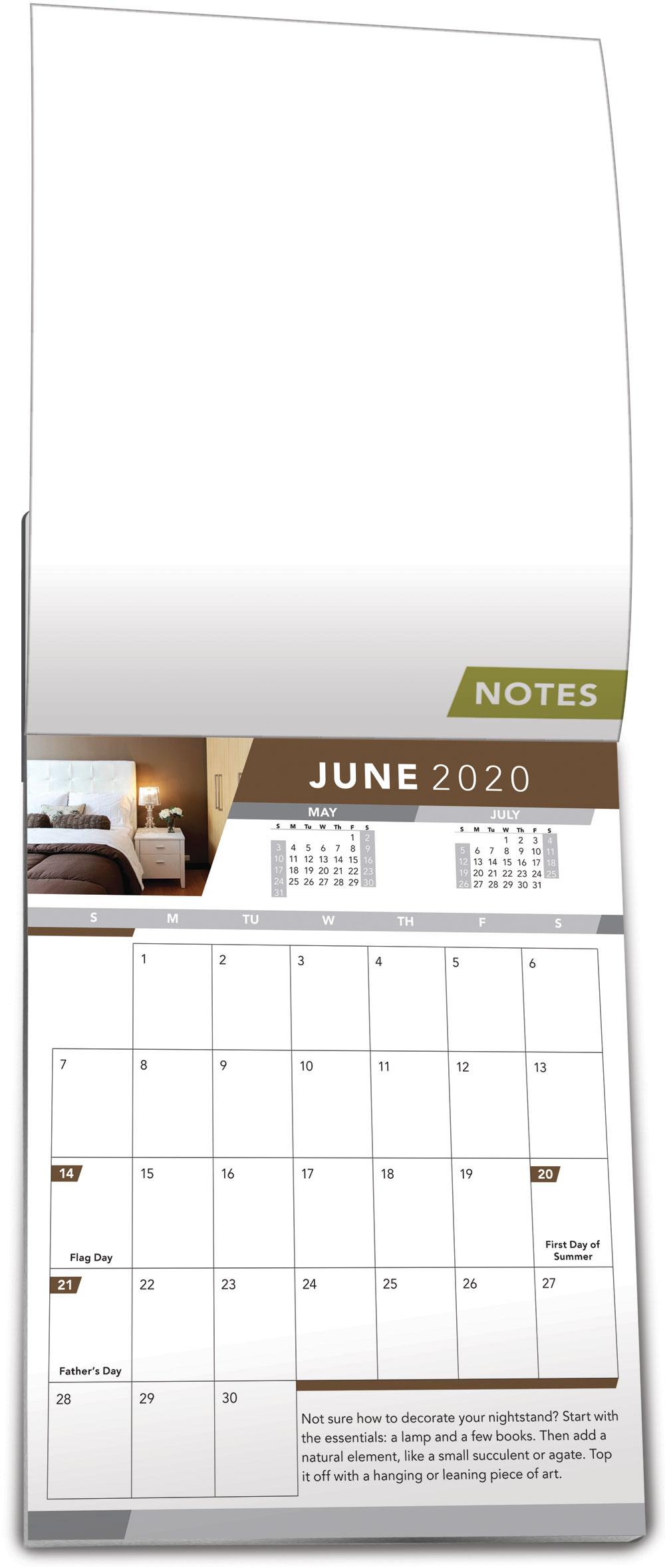 Jumbo Real Estate Calendar Pages