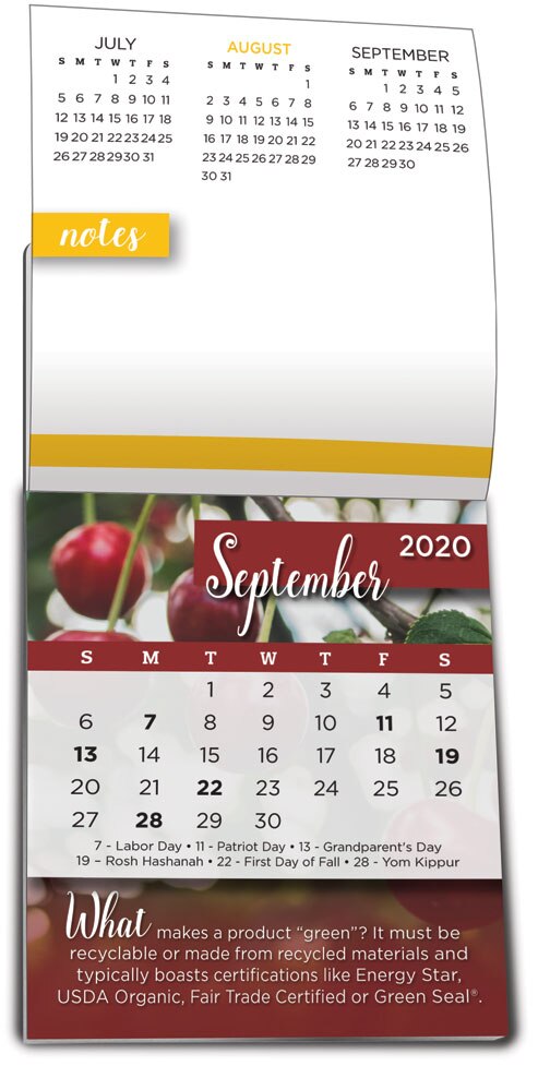 Healthy Living Calendar Pages