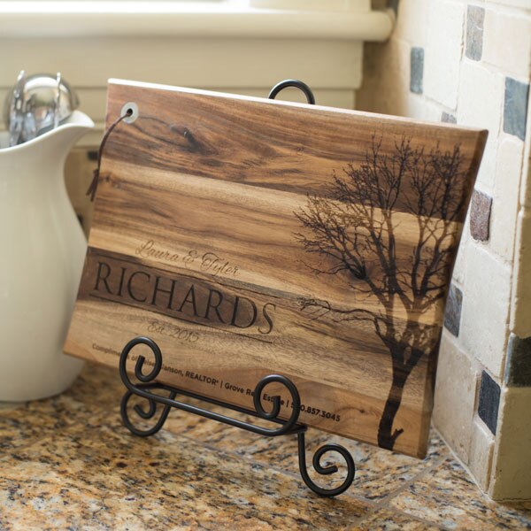 Metal Cutting Board Display Stand