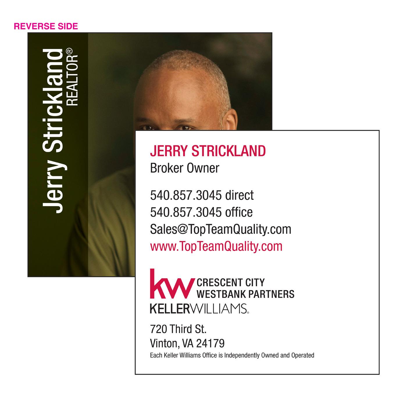 KW Square Business Card