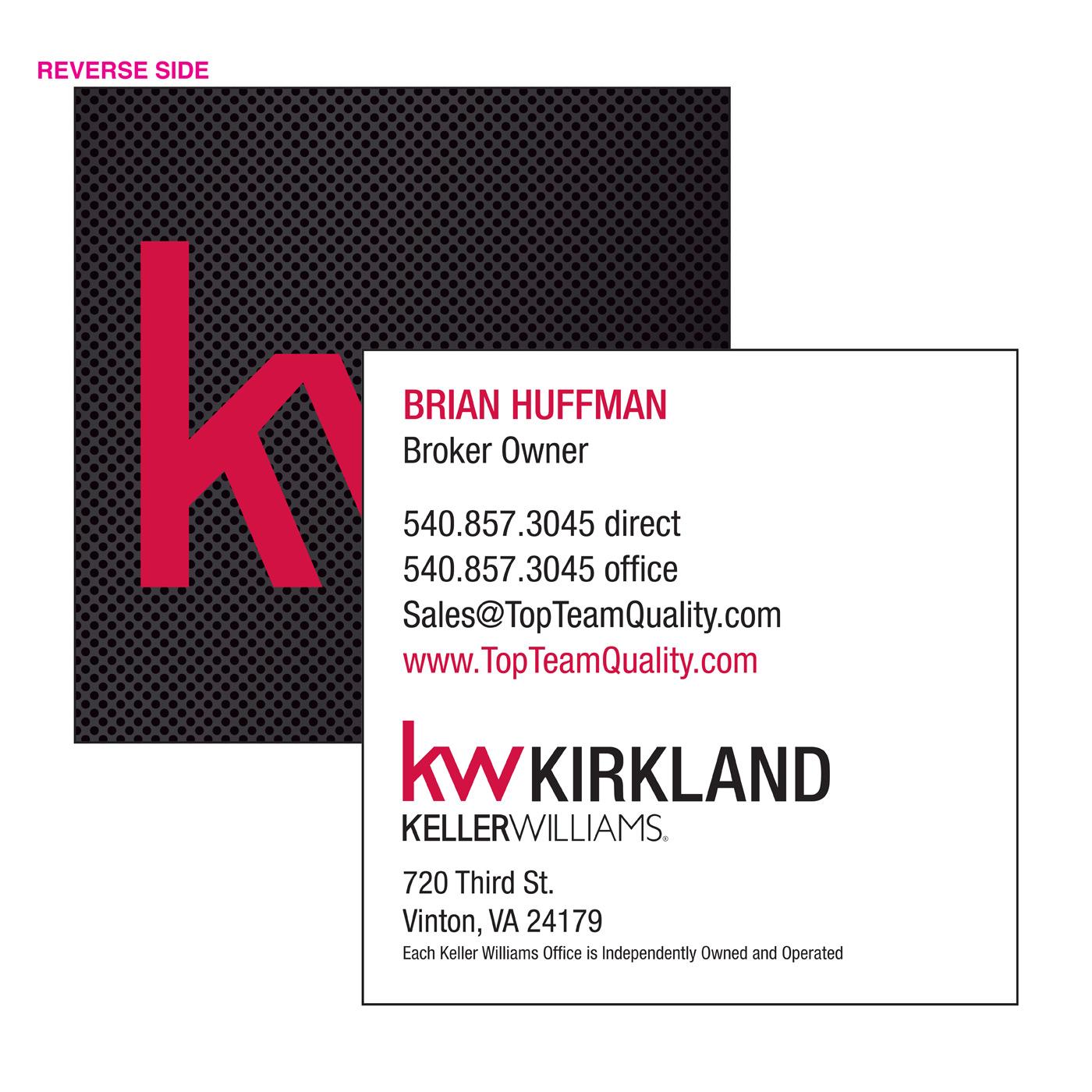 Keller Williams Square Card