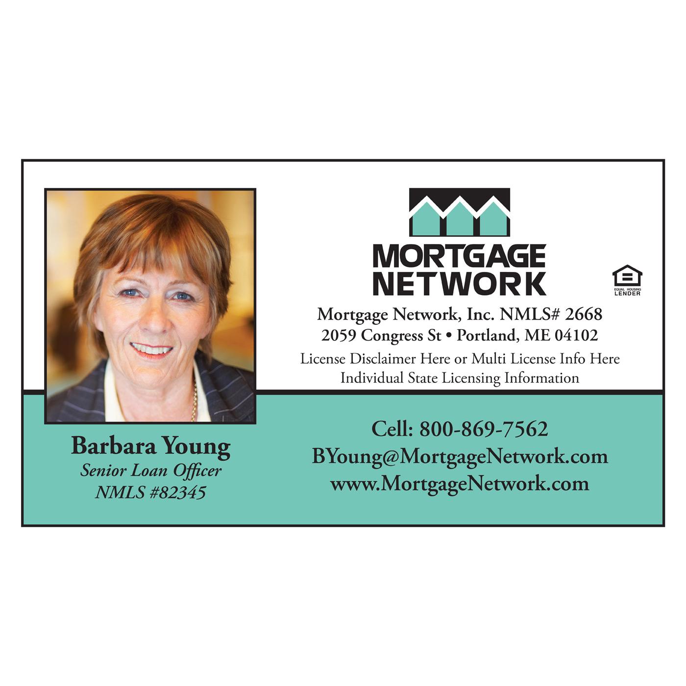 Mortgage Network Business Card