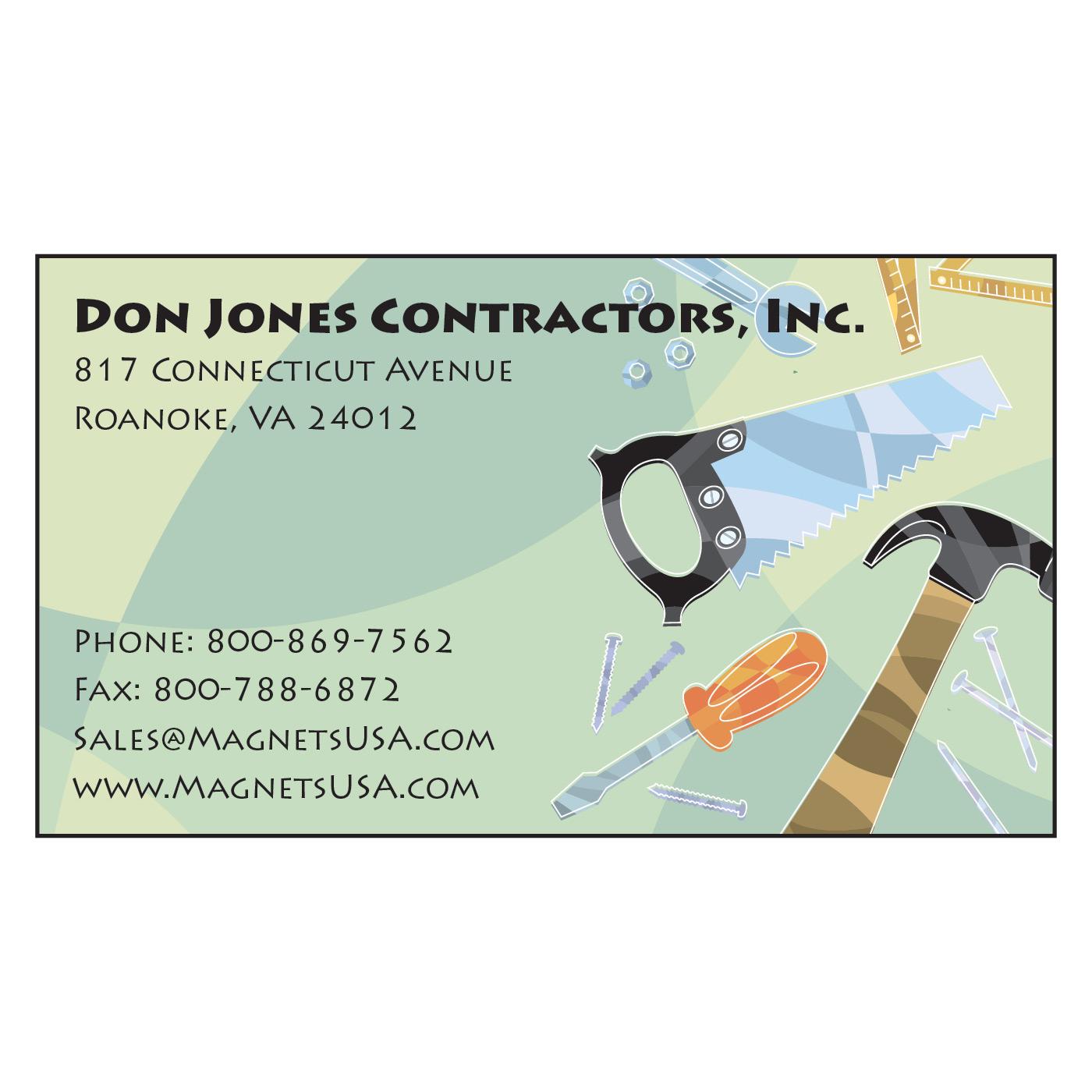 General contractor business card