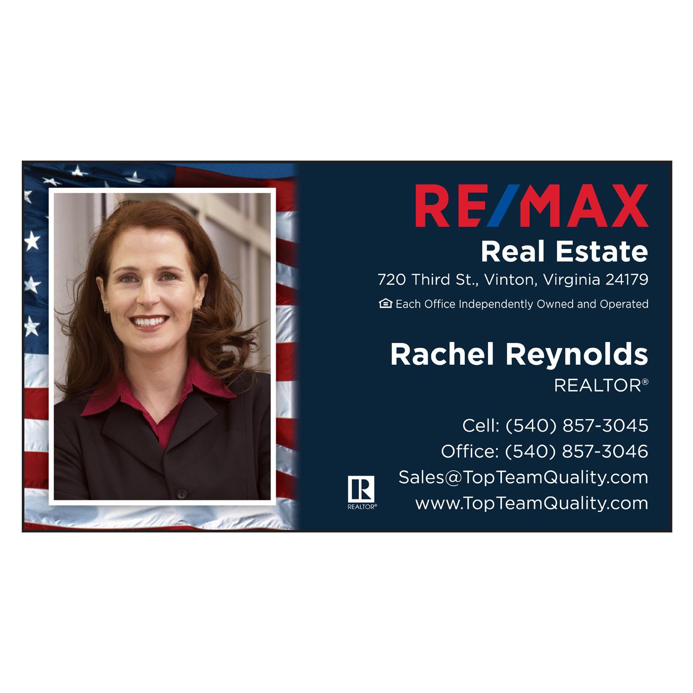 RE/MAX Flag Standard Business Card