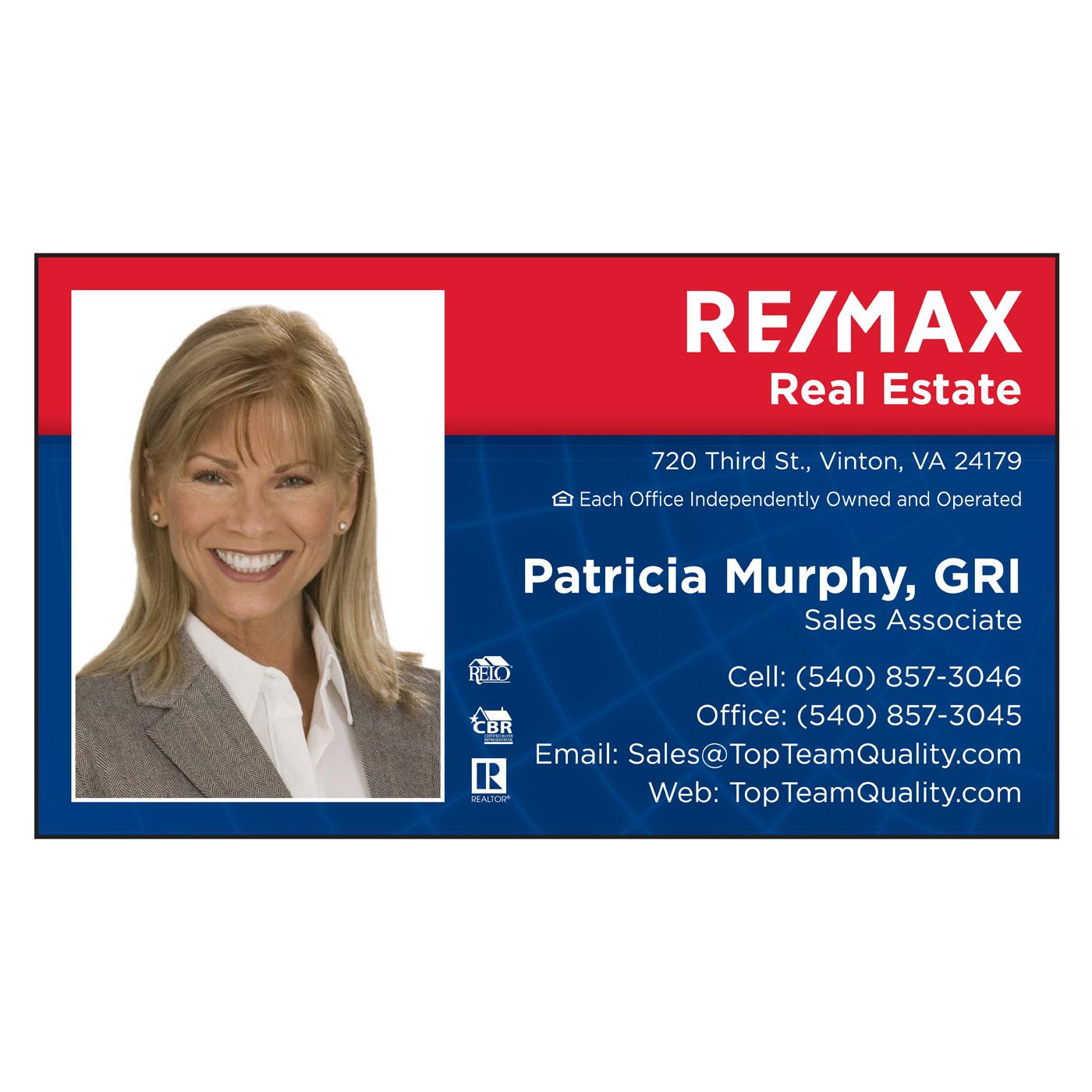 RE/MAX Standard Business Card