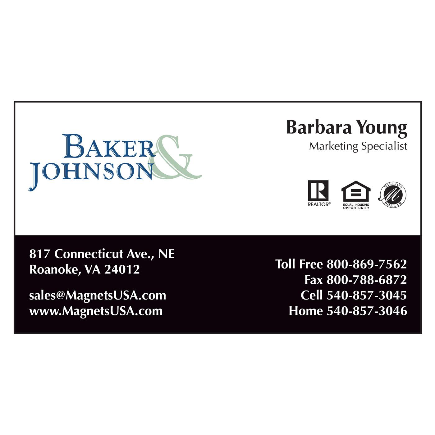 Custom logo paper business card