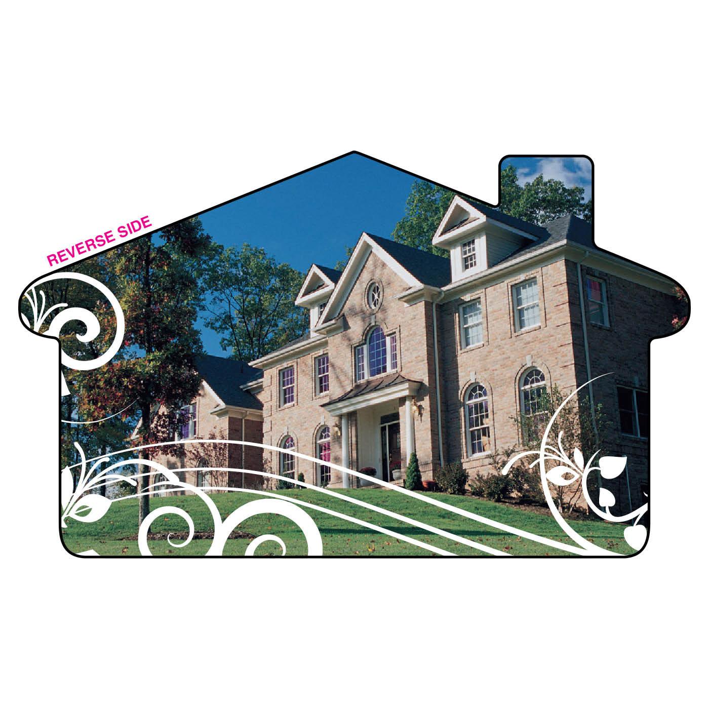 DoubleSided Card Stock Business Cards House Swirls HouseShaped