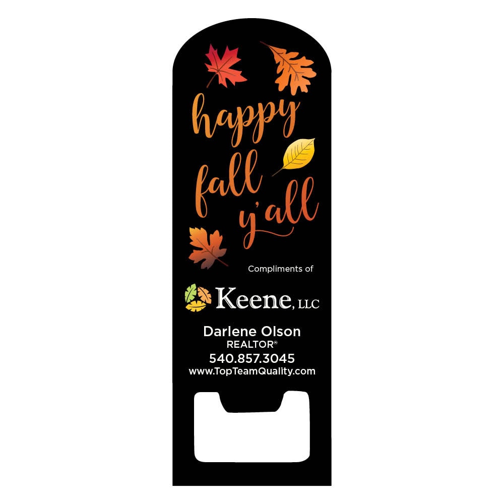 happy fall yall bottle opener