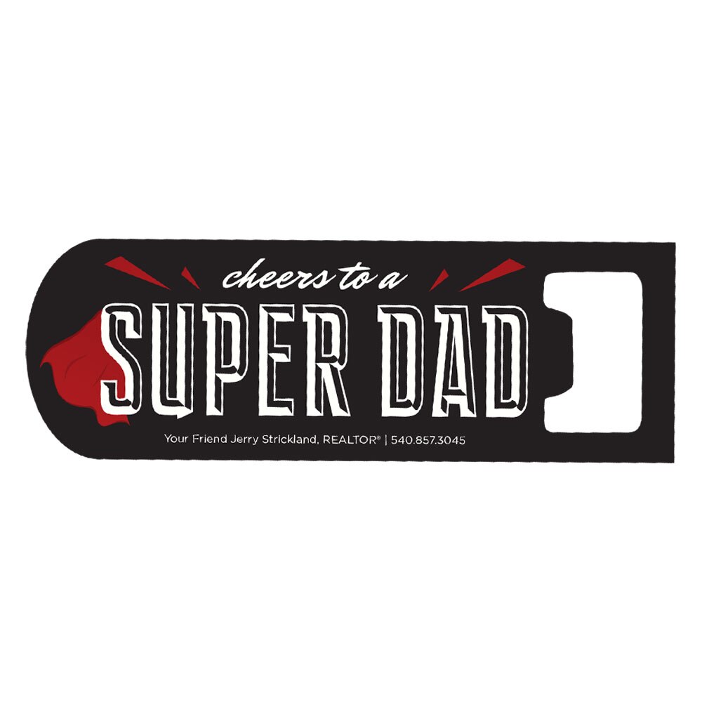 super dad magnetic bottle opener