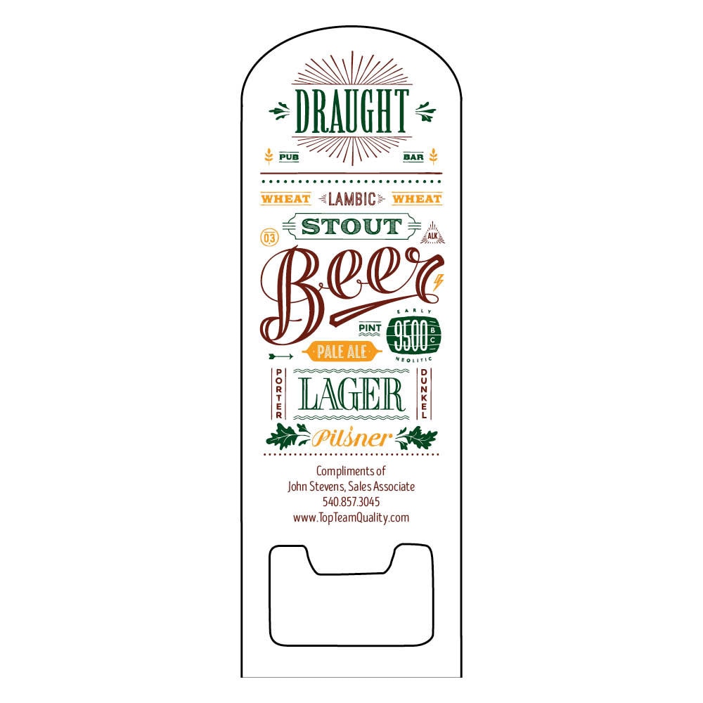 personalized beer bottle opener