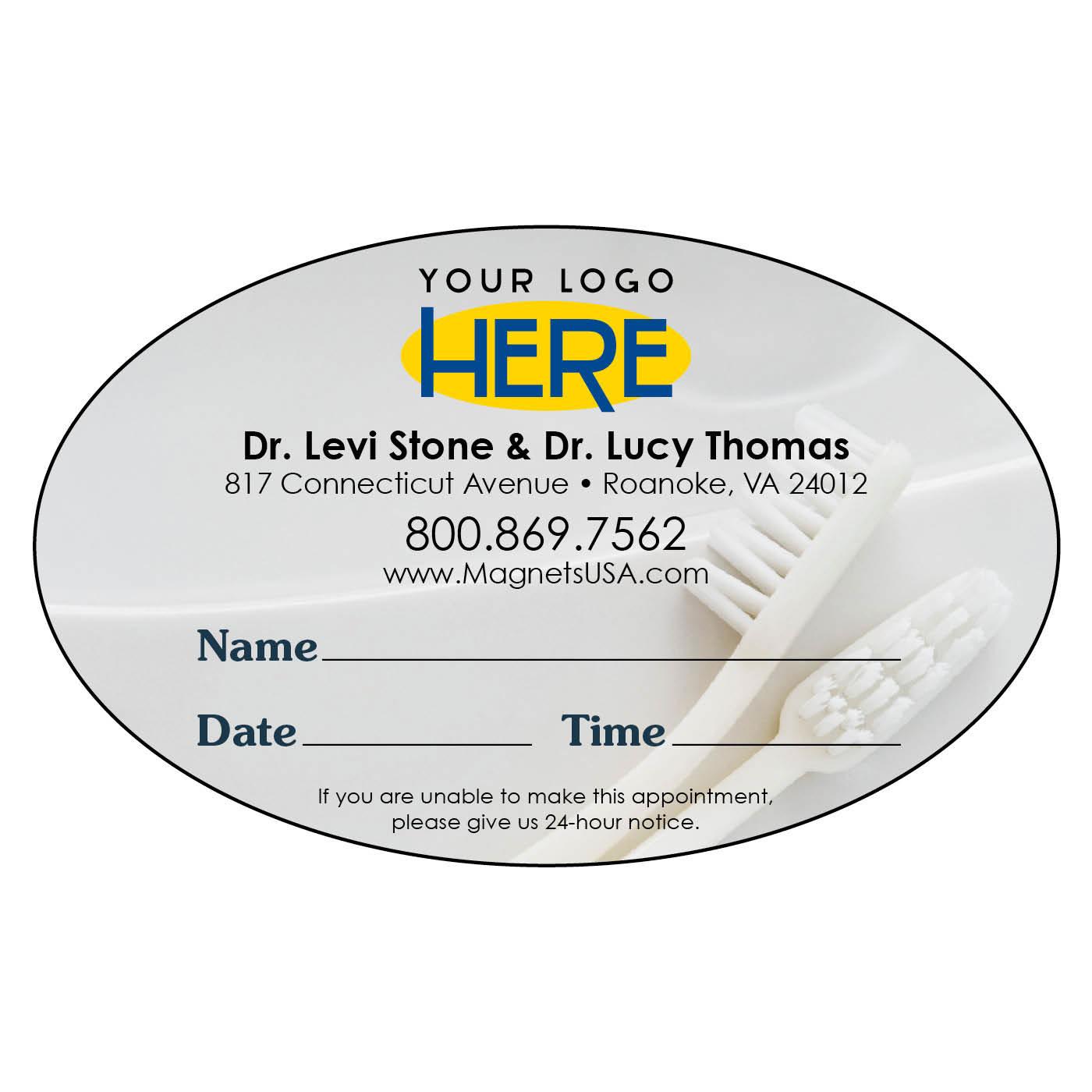 Dentist Appointment Card Magnet