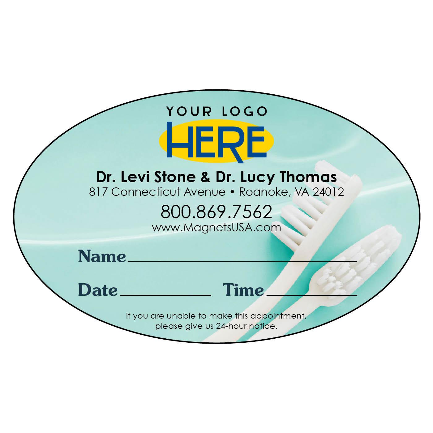 Dentist Appointment Card Magnet