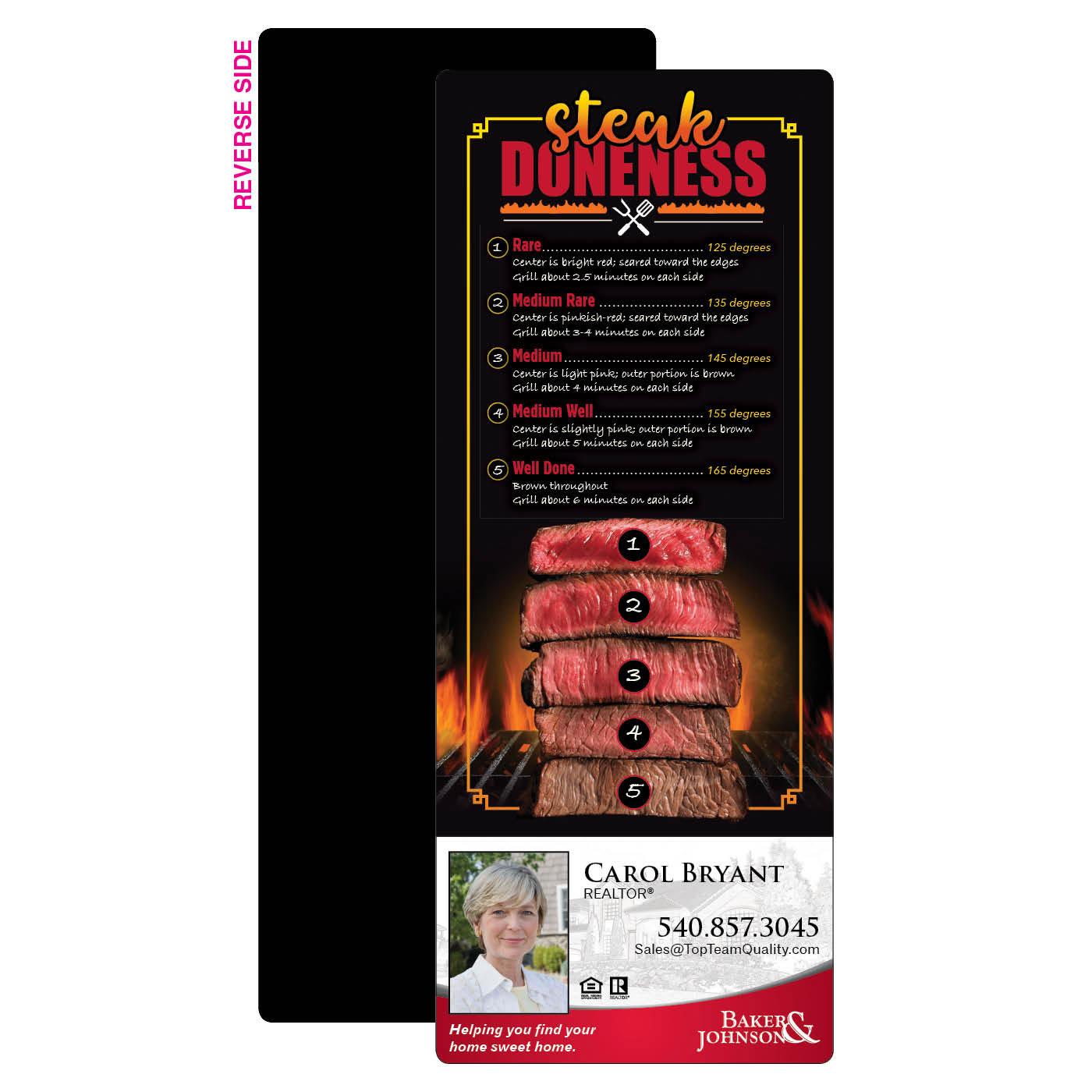 Steak doneness magnets usa 