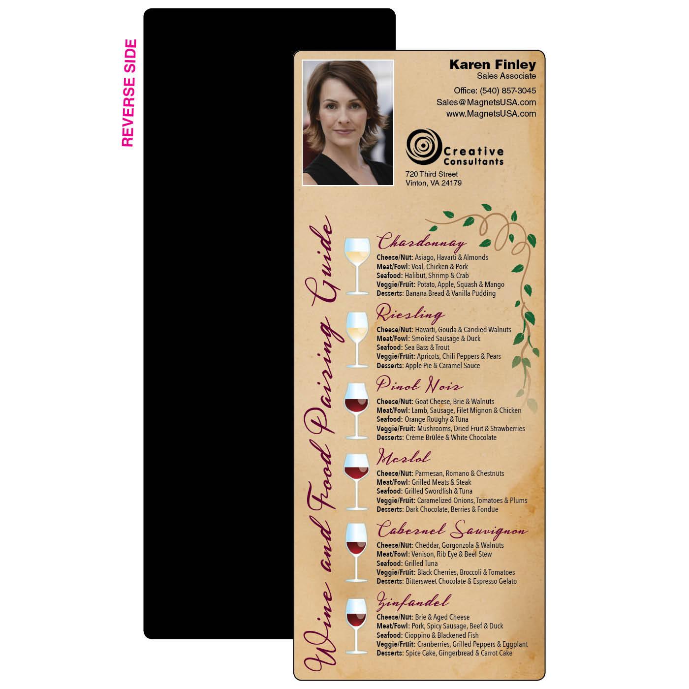Wine pairing magnet magnets usa 