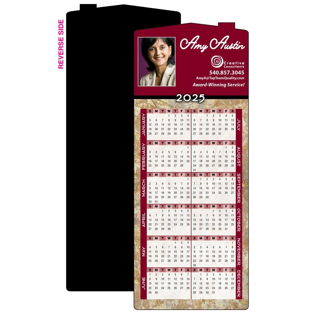 YearAtAGlance Calendar House Shape Marble