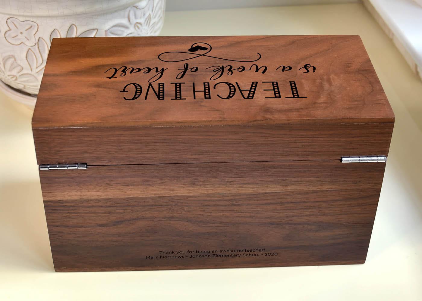 Walnut Keepsake Box USA® LifeLong Gifts