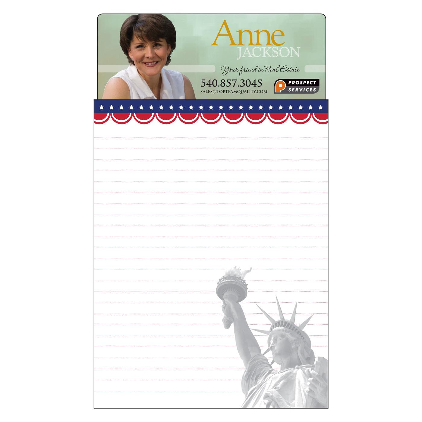 Patriotic Jumbo Magnetic Notepad