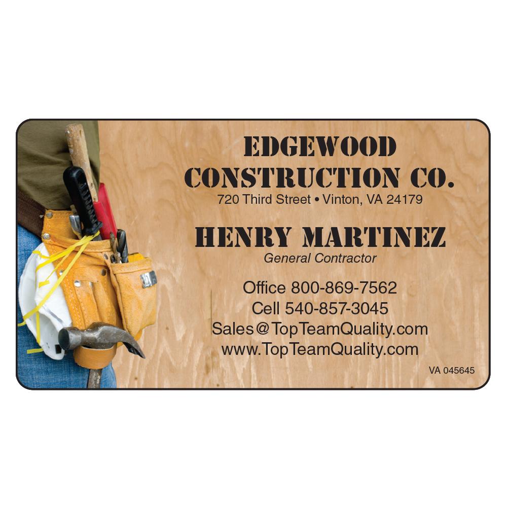Construction Business Card USA®