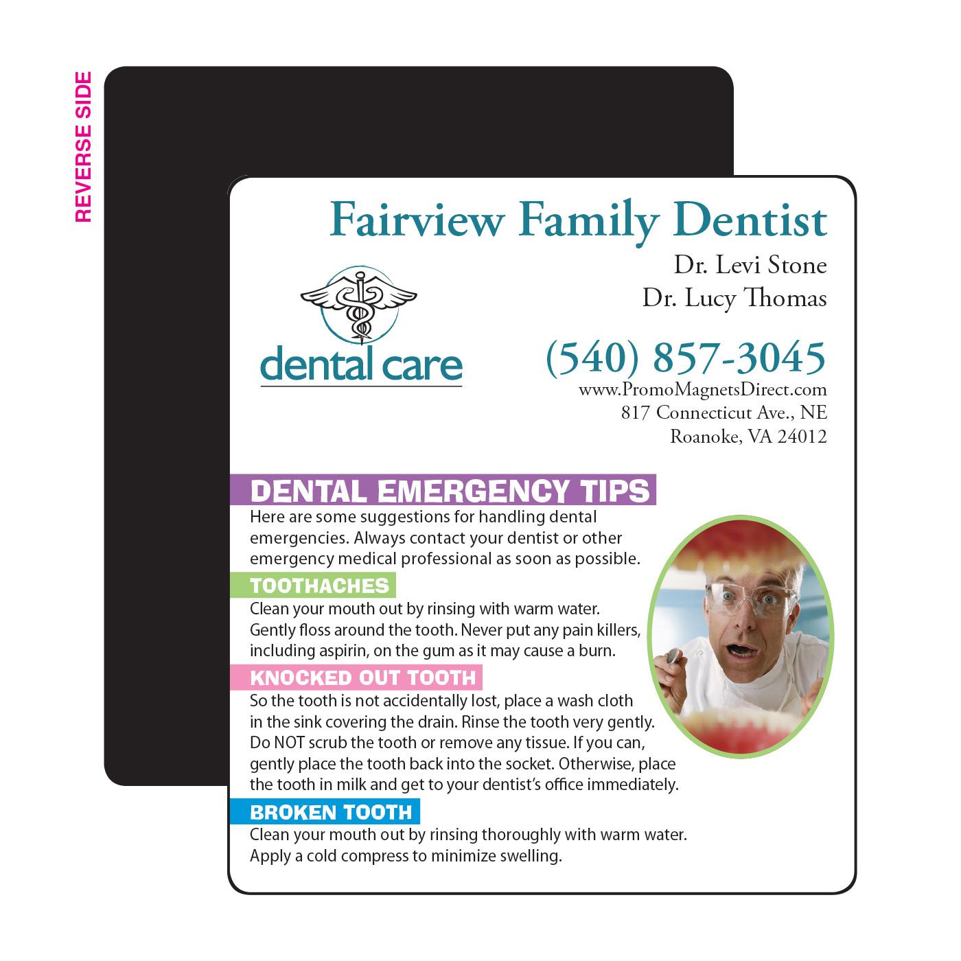 Dental Emergency Tips Refrigerator