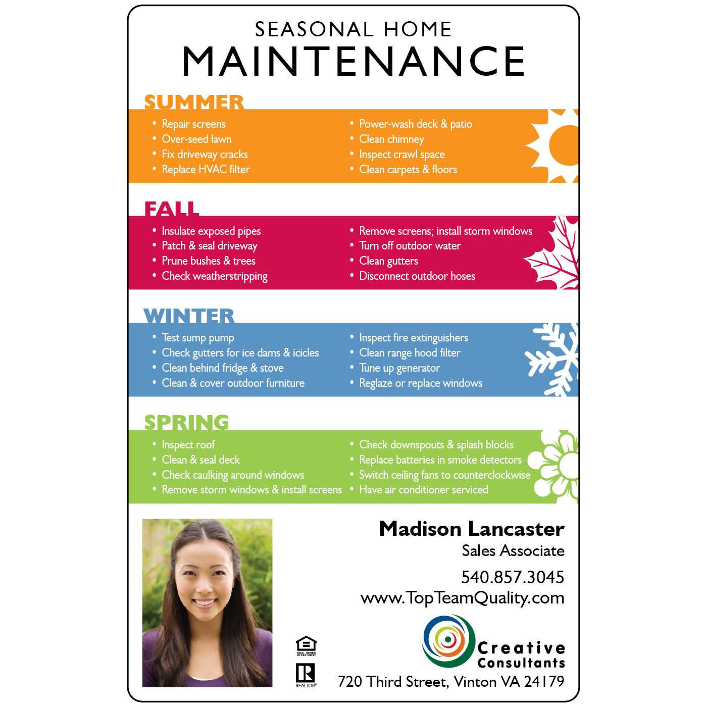 Printed Home Maintenance USA®