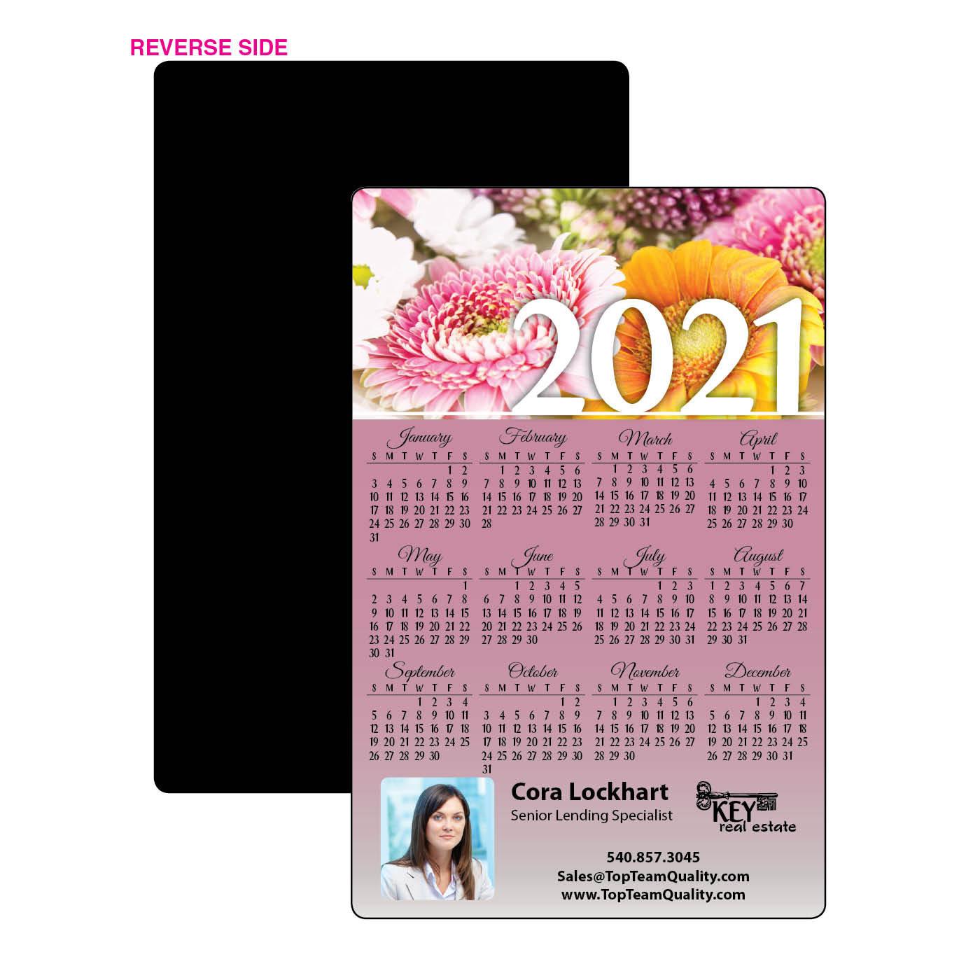 year at a glance calendar magnet