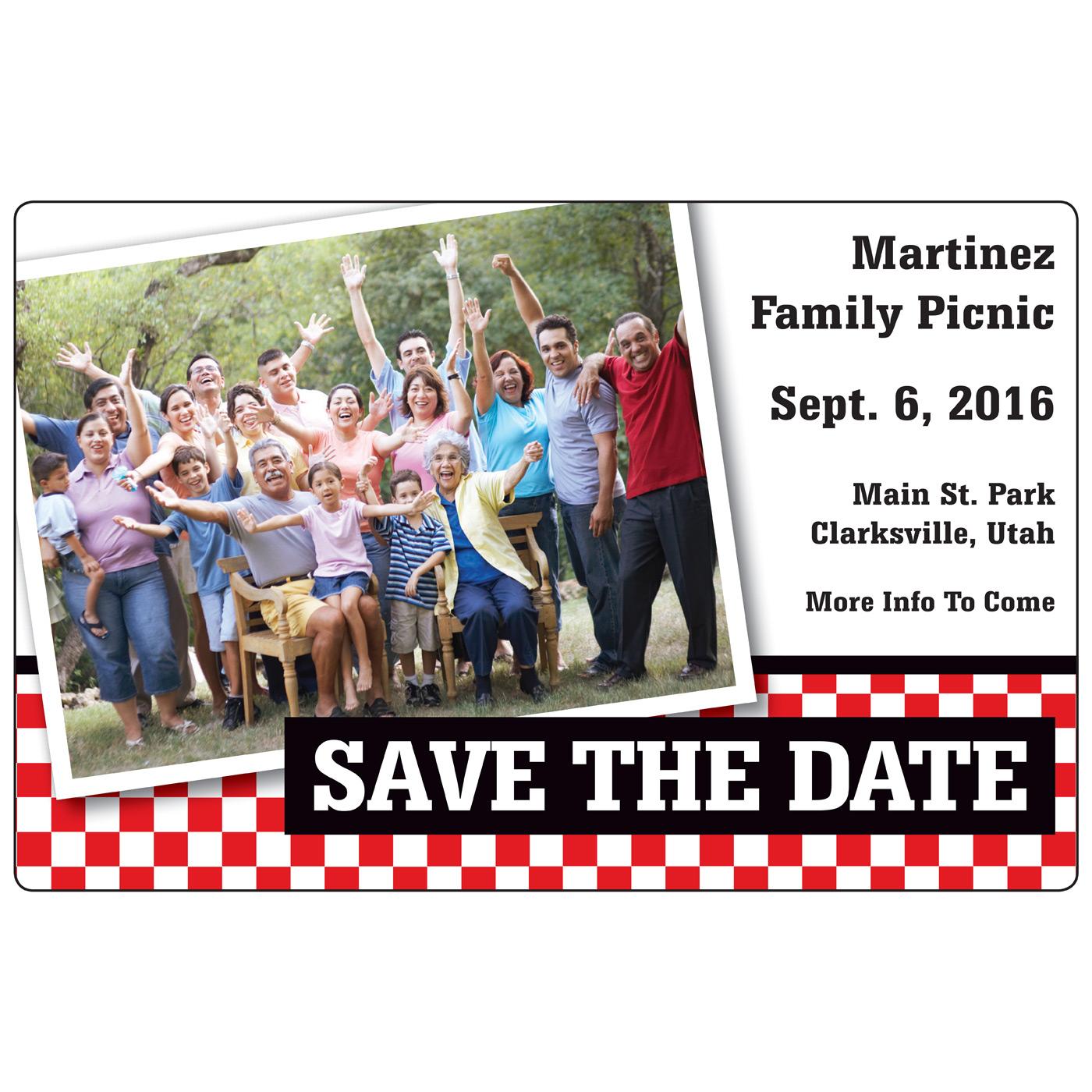 Family Reunion Save the Date Magnet