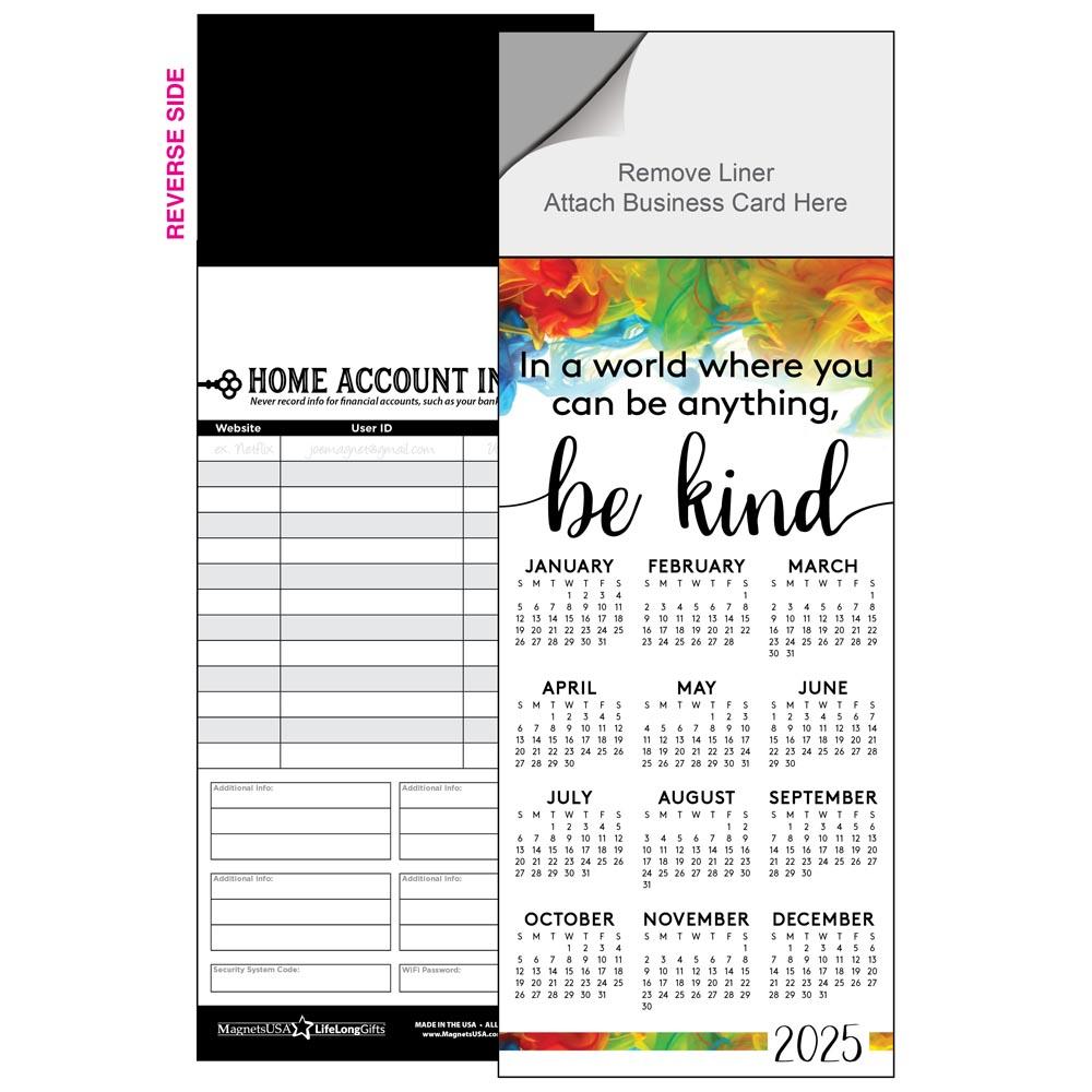Personalized Business Card Magnet Calendars  Buy Custom Peel and Stick  Calendars for Your Business Online at