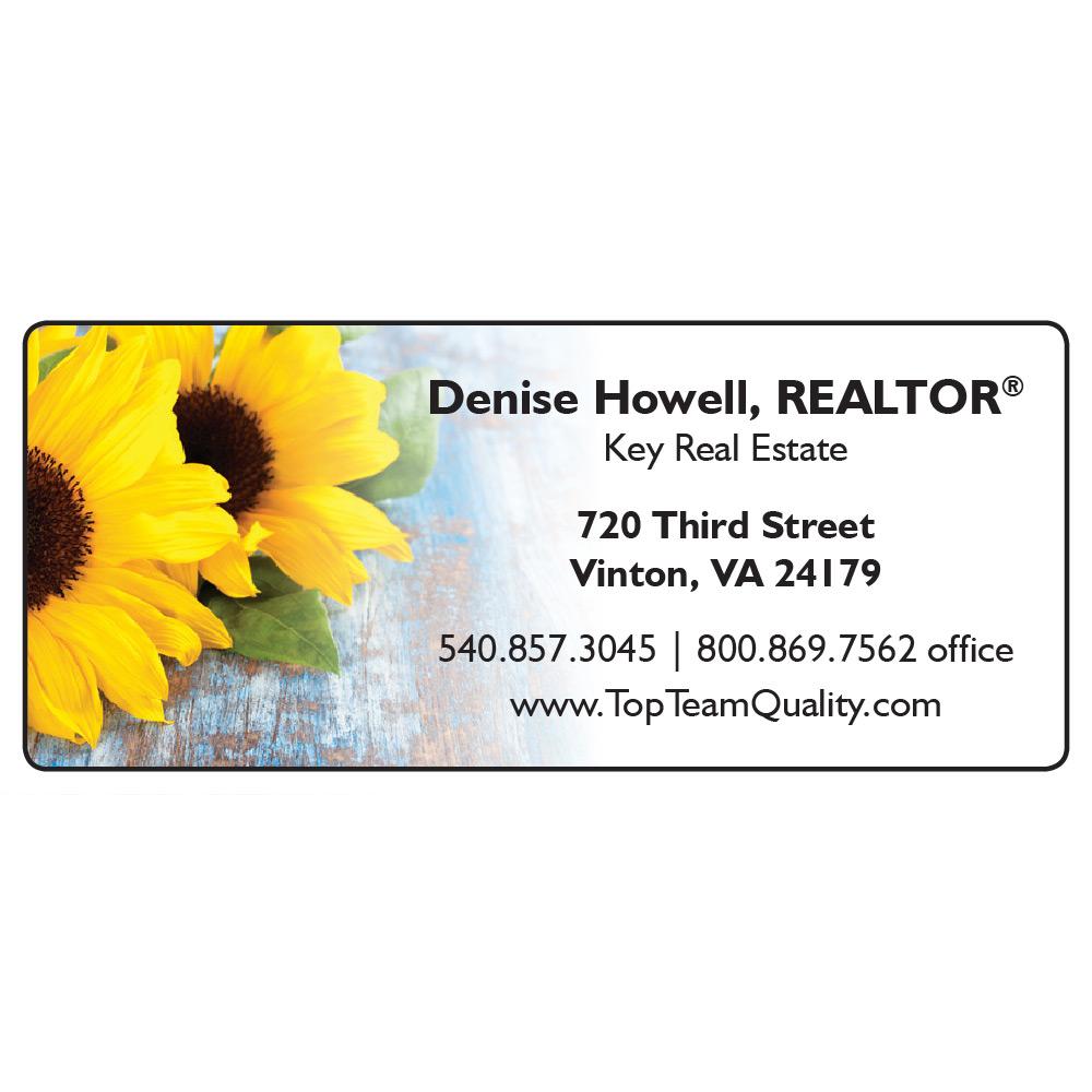 Large Return Address Label