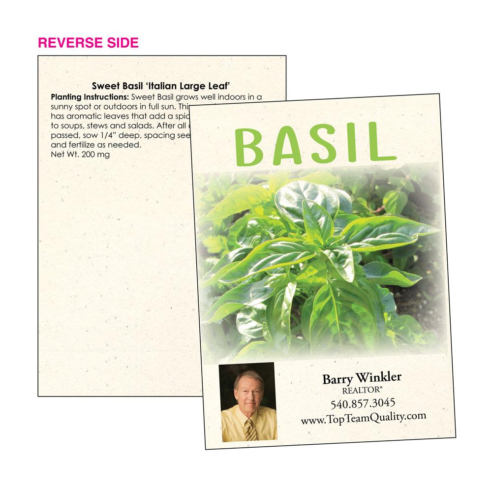 Basil Seed Packets USA