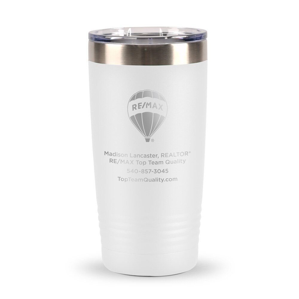 White REMAX Balloon Logo Tumbler