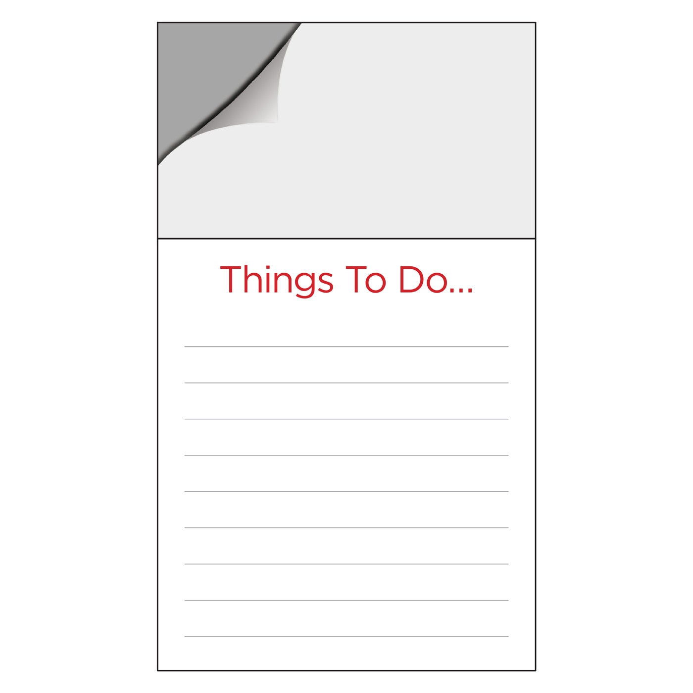 Things To Do Magnetic Notepad