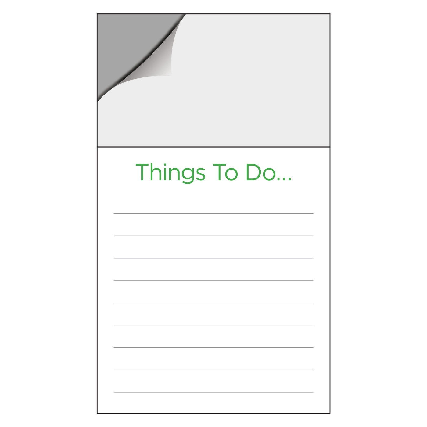 Things To Do Magnetic Notepad