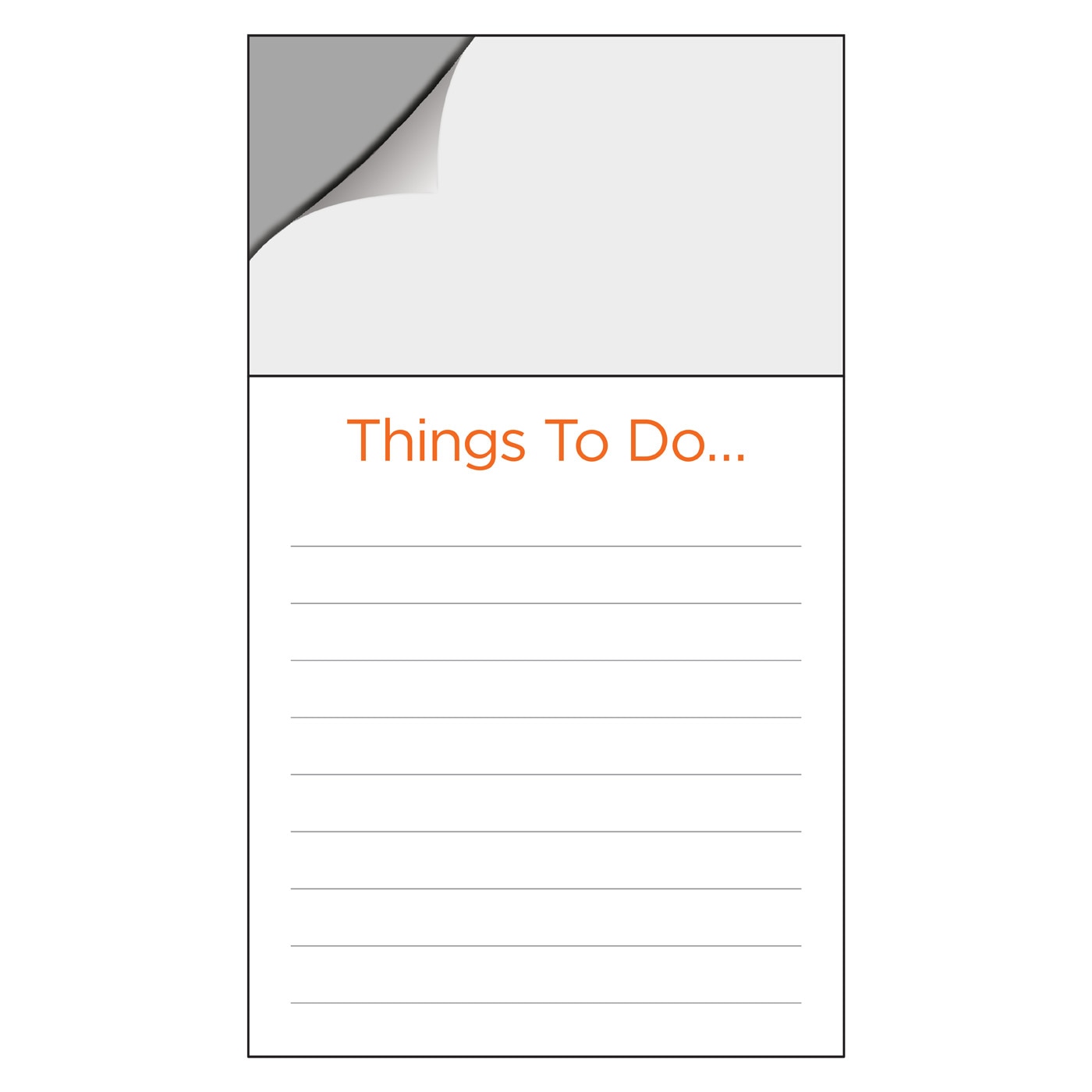 Things To Do Magnetic Notepad